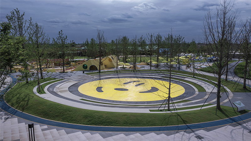 城市生態(tài)未來公園笑臉廣場