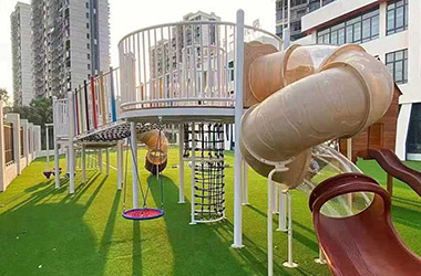 幼兒園大型攀爬滑梯