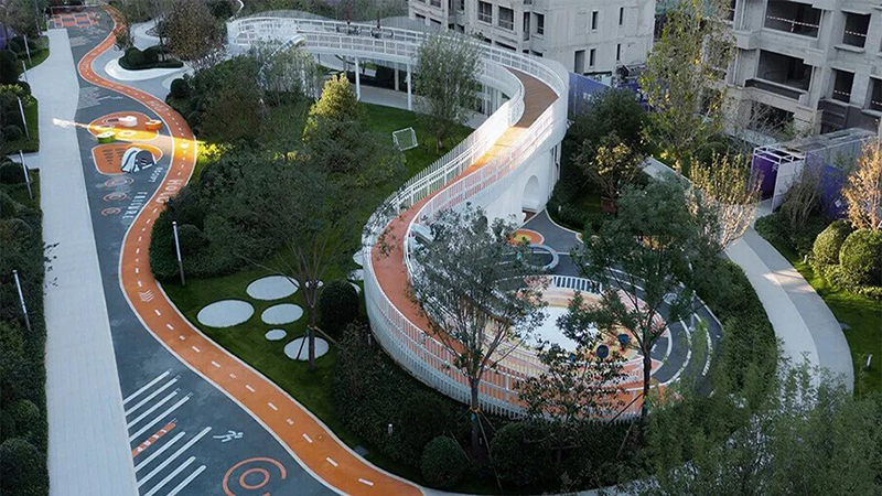 社區(qū)運動風格兒童樂園