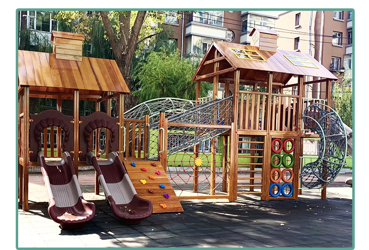 幼兒園木制滑梯項目