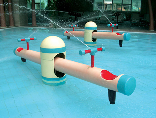 兒童戲水玩具噴水蹺蹺板