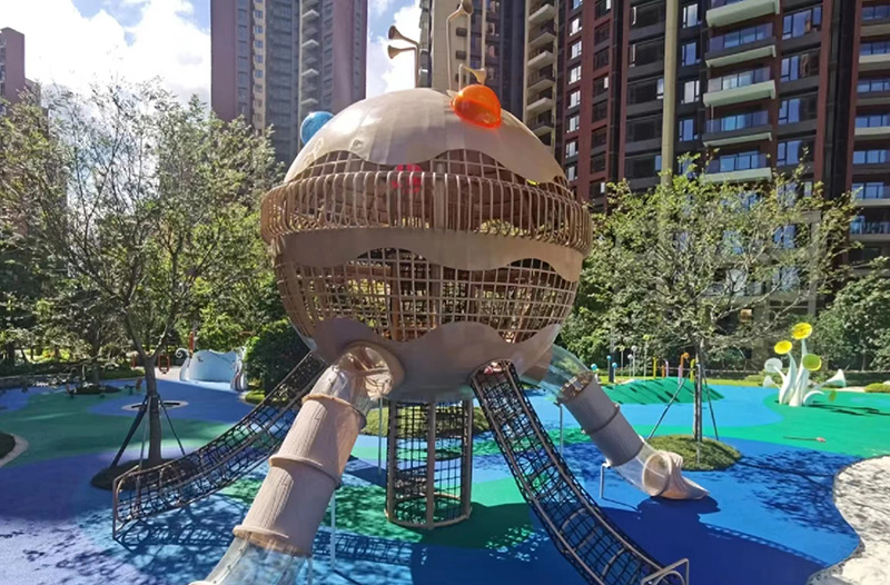 景區(qū)親子樂園游樂設備實拍圖