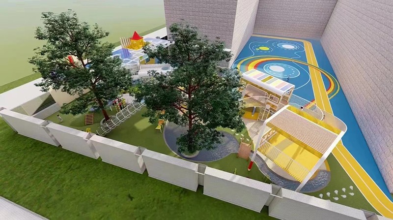 幼兒園太空主題游樂設(shè)施細節(jié)