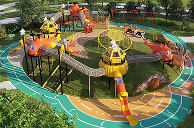 幼兒園塑料兒童滑梯