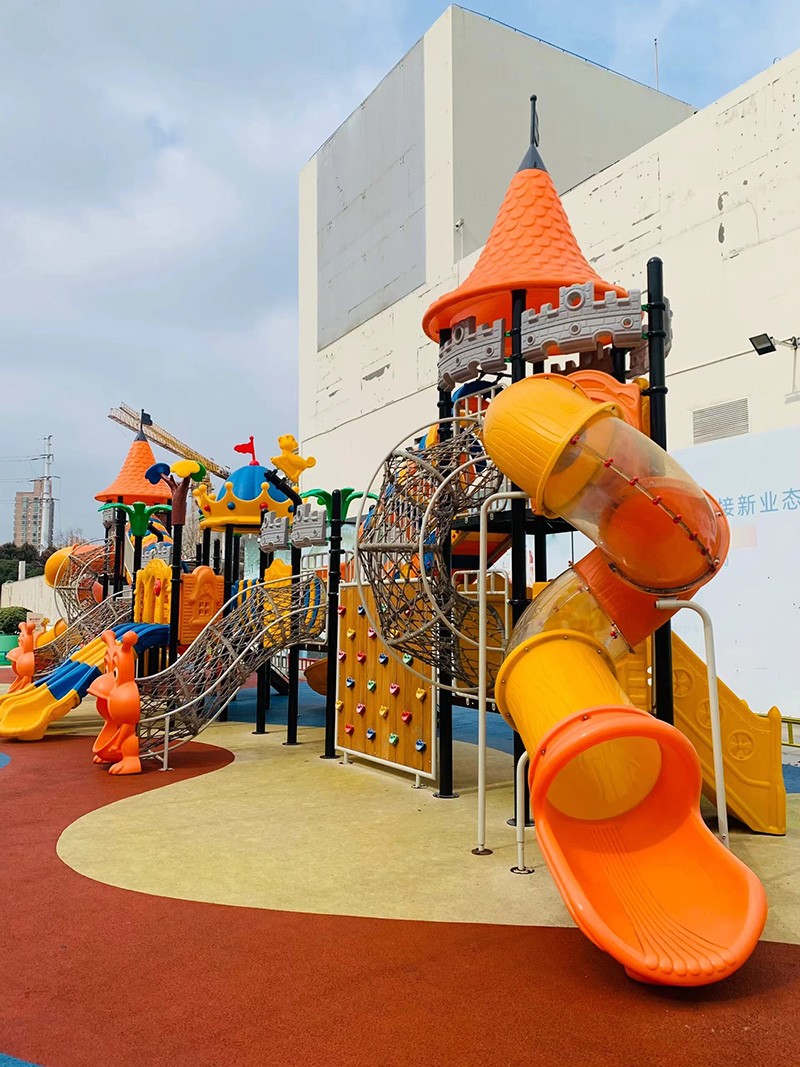 幼兒園大型塑料滑梯