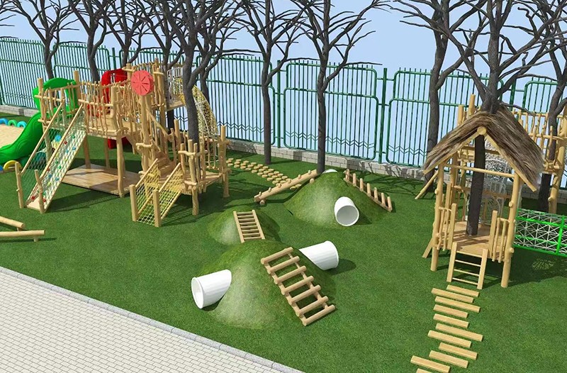 幼兒園戶外組合滑梯