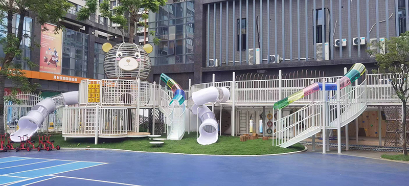 幼兒園游樂設備實拍圖